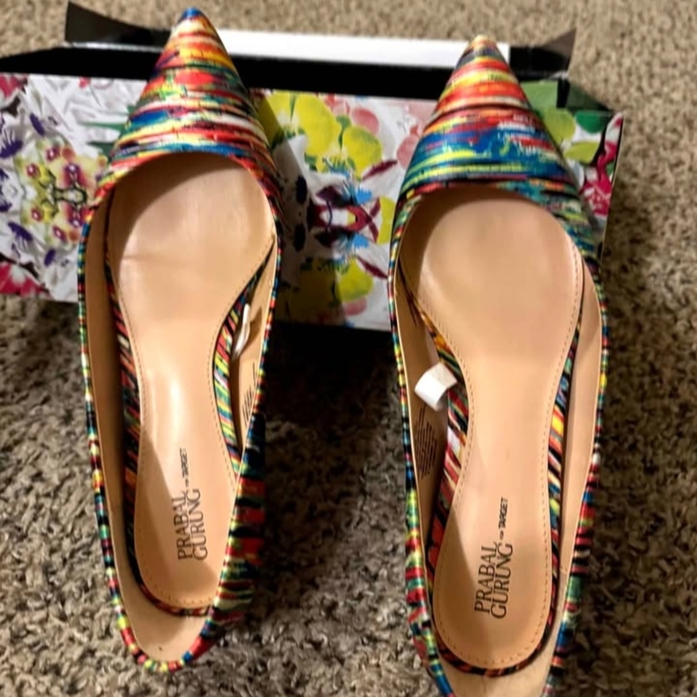 Prabal Gurung for Target Red and Blue Heels